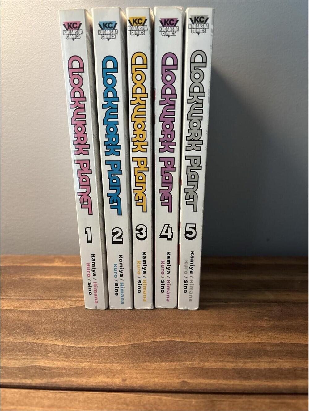 Clockwork Planet Book Set Volumes 1 to 5 Great Condition. Manga Books.